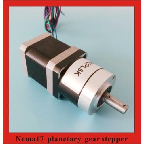 15:1 20:1 25:1 Planetary Gearbox NEMA 17 Stepper Motor with 34mm Motor Body Length