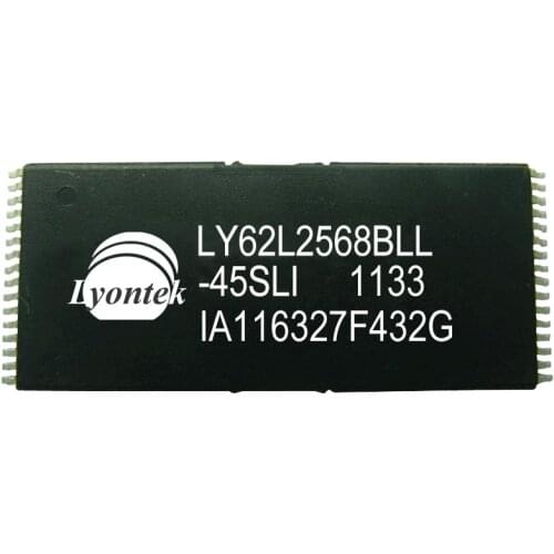 20pcs New Original LY62L2568BLL-45SLI 2M Low Power SRAM 256K x 8 TSOPI(32) 45ns 2.7 to 3.6V -40~85°C