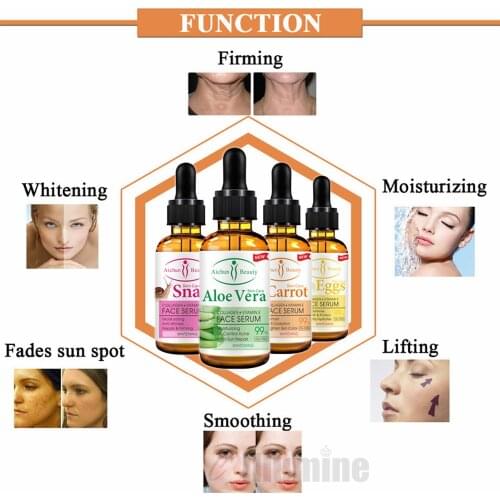 30ml Hyaluronic Acid Collagen Solution Facial Essence Replenishing Water Moisturizing Brightening Facial Essence