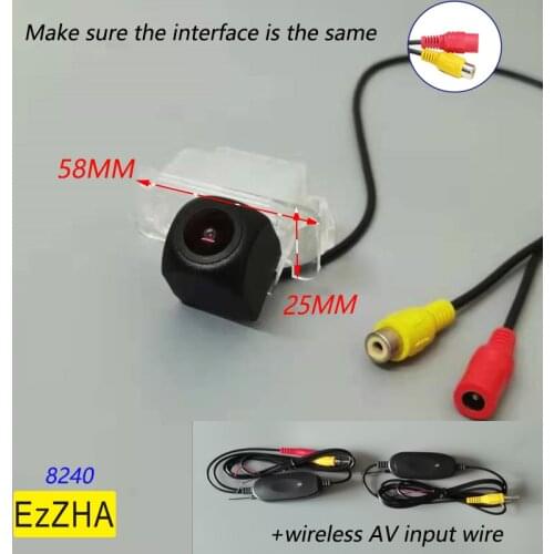 Fisheye Dynamic Trajectory Wireless Car Rear View Camera For Ford Focus Edge Kuga Ranger Fiesta Mondeo Galaxy C-Max Ecosport