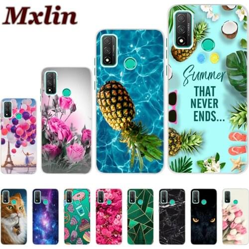 Phone Case For Huawei P Smart 2020 Case Soft TPU Silicone Protective Back Cover for Coque PSmart 2020 POT-LX1A Fundas Case 6.21"