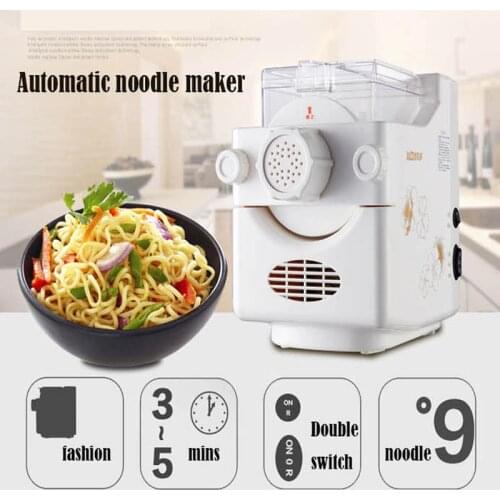 DIY Household Fully-Automatic Pasta Machine Small Electric Noodle Maker automatic noodle machine MTJ138