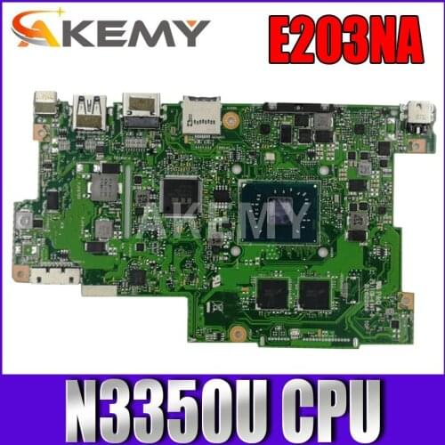 For Asus E203N E203NA E203M E203MA Laotop Mainboard Motherboard N3350U 2G RAM 64G SSD tested 100% OK