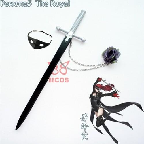 Game Persona5 The Royal Yoshizawa Kasumi Sword Weapon Mask Cosplay Props Weapons for Party Halloween Cosplay Show