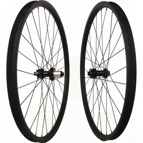 Mountain mtb 29 bike carbon wheelset powerway M39 boost 29er asymmetric 45x25mm tubeless disc carbon wheels pillar 1423 spokes