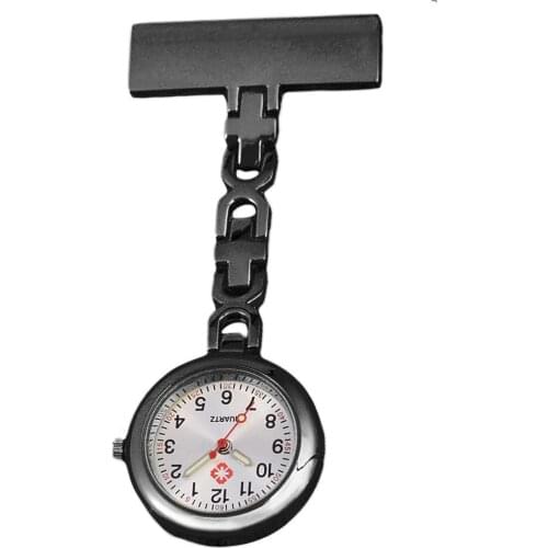 Fashion Watches Round Dial Clip On Brooch Pendant Hanging Quartz Fob Nurse Pocket Watch Men Women Pin Brooch Doctor Clock Gifts