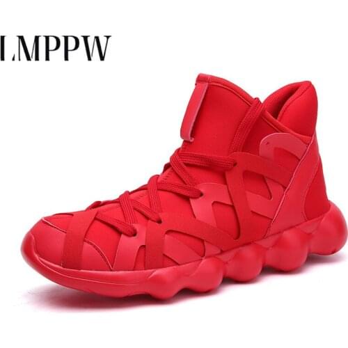 Mens High Top Fashion Sneakers Trend Brand Comfortable Man Casual Shoes Outdoor Non-slip Breathable Men Egg Shoes Big Size 2.5a
