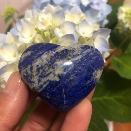 Cristal Natural lapis lazuli coração cura energética