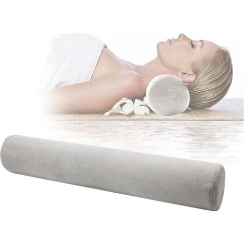 New Cylindrical Cervical Pillow Memory Foam Round Pillow Core Neck protect waist stick body massage pillow for adult student