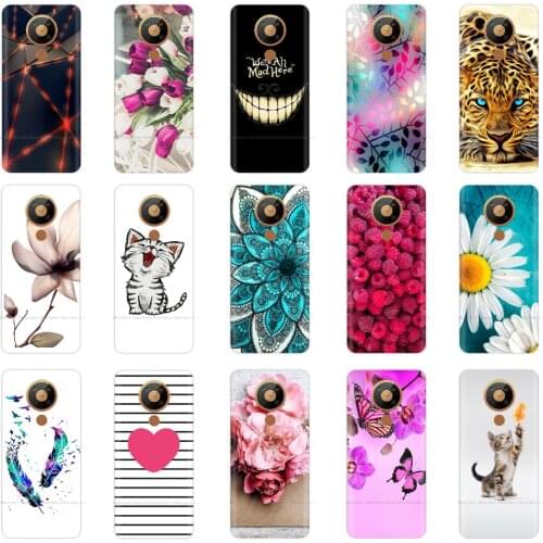 For Nokia 5.3 Case Silicone Fashion Cute Painted }Soft TPU Back Cover for Funda Nokia 5.3 Phone Case Nokia5.3 2020 Coque Bumper