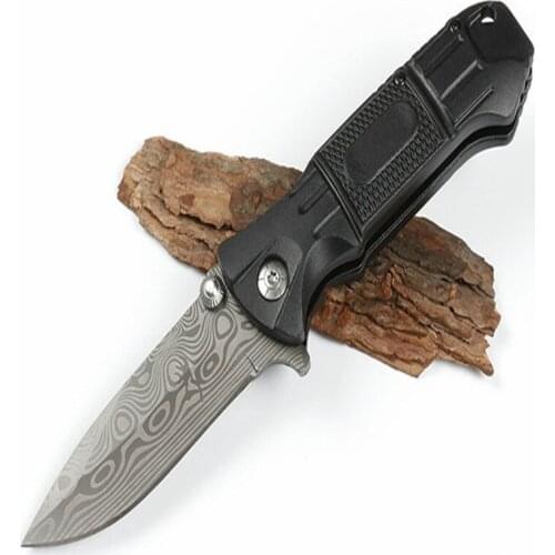 Concealed combat laser grain folding knife Survival hunting camping EDC tool