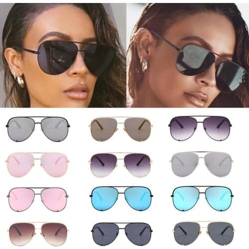 Wholesale Fashion Gradient Sunglasses Women Trendy Summer Traveling Cute Sun Glasses Gold Brown Shades for men UV400 Bulk
