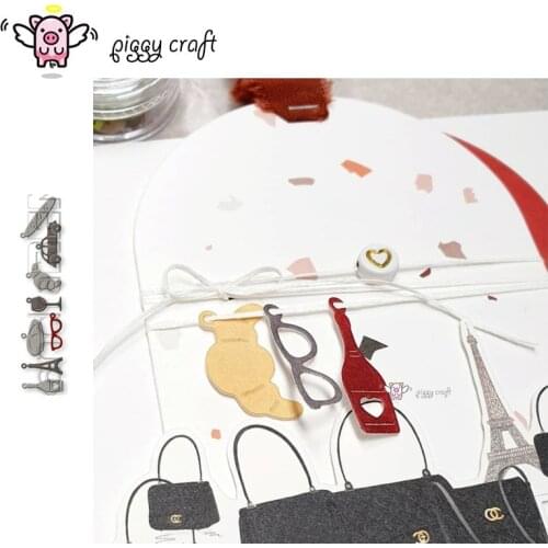 Piggy Craft metal cutting dies cut die mold Various tag decorations Scrapbook paper craft knife mould blade punch stencils dies
