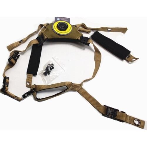 Tactical Helmet Accessory for Bump Adjustable Strap Airsoft Paintball Helmet General Suspension Locking System EXFIL Helmet