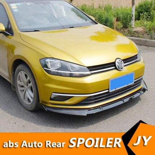 For GOLF MK 7.5 ABS Rear Bumper Diffuser Protector For 2016 V W GLOF 7.5 Body kit bumper rear Front shovel lip rear spoiler