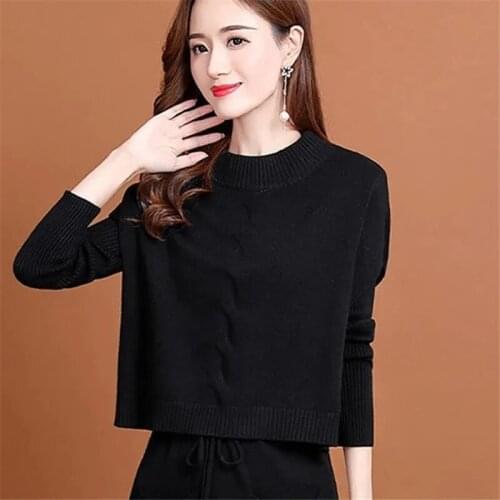 Sweater Womens Vest Autumn and Winter New Solid Color Round Neck Sleeveless Loose Pullover Temperament Simple Commuter Top 089