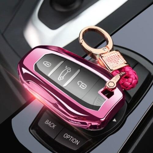 3 Buttons TPU Car Remote Key Fob Shell Cover Case For PEUGEOT 2008/301/307/3008/308/407/408/4008/508 KEY House key holder