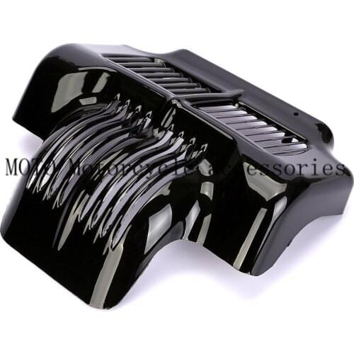Black Chrome Stock Oil Cooler Cover For Harley Touring Road King Electra Street Glide Trike FLHT FLTR FLHX 2011-2014 2015
