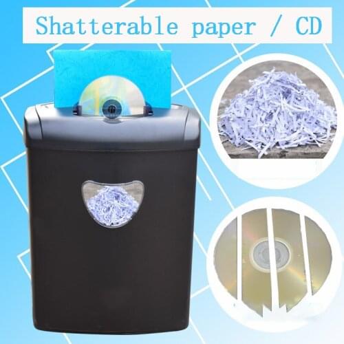 Shredder Office Mini Household Electric High Power Shredder Electric Granular 4-level Confidential Shredder for Home Office