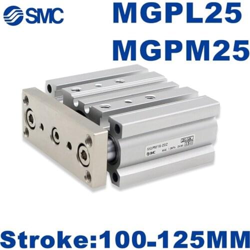 MGPM MGPL New SMC MGPM25 MGPL25 MGPM25-100Z -125Z Compact Guide Cylinder MGPL25-100Z -125Z