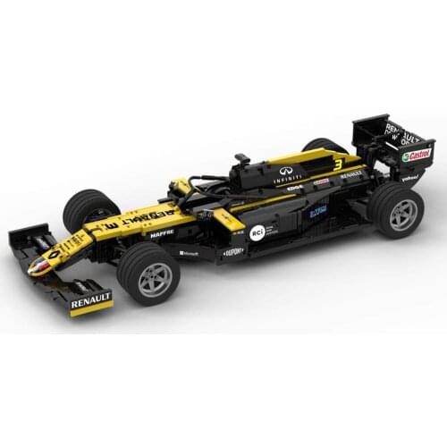 Moc-47121 racing car 2020 season rs20 static model building block technology assembly parts package high difficulty