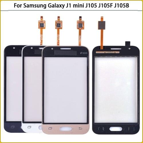 10pcs J105 Touch Screen For Samsung Galaxy J1 Mini J105H J105F J105M SM-J105F Touch Panel Digitizer Sensor Front Glass Lens