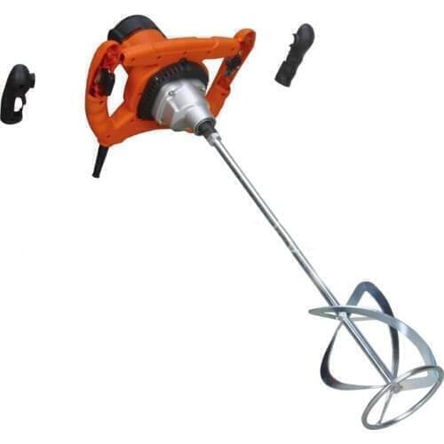 220V 1800W Dual High Low Gear 6 Speed Handheld Paint Cement Grout Electric Mortar Mixer Putty Powder Mixing Machine New