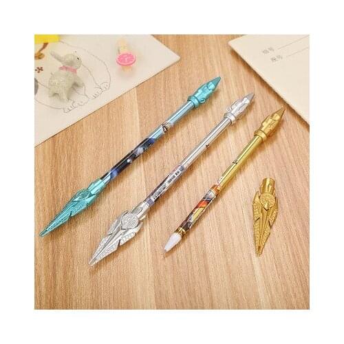 Creative Hundred Birds Chaofeng Gun Gel Pen Cartoon Learning Stationery Pen Cute Student Sign Pen Manufacturer Wholesale