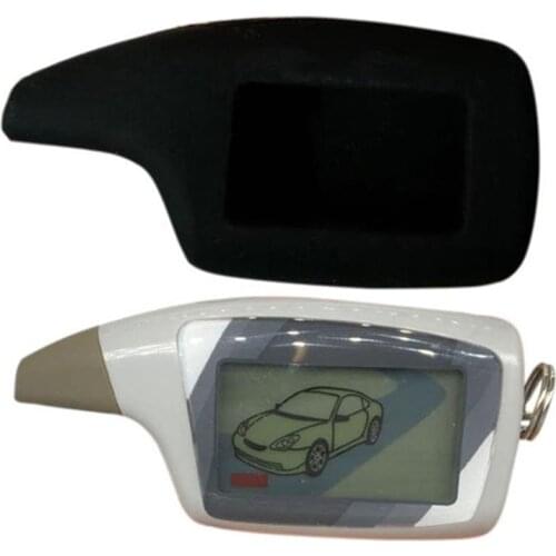 10PCS/lot M5 LCD Remote Control + Silicone Key Case for Scher Khan M5 Scher-Khan Magicar 5 keychain LCD two way car alarm system