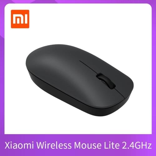 2021 Xiaomi Wireless Mouse Lite 2.4GHz 1000DPI Ergonomic Optical Portable Computer Mouse USB Receiver Office Game Mice For PC