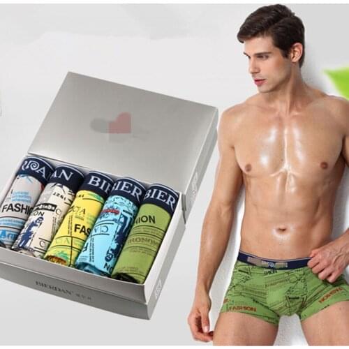 Big yard Boxer Shorts homes COTTON health protection health Male panties boxers comfortable breathable man boxer AW6179