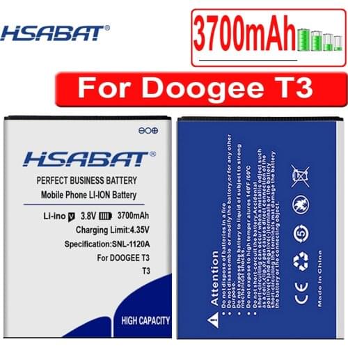 HSABAT T3 3700mAh Battery for Doogee T3 Batteries