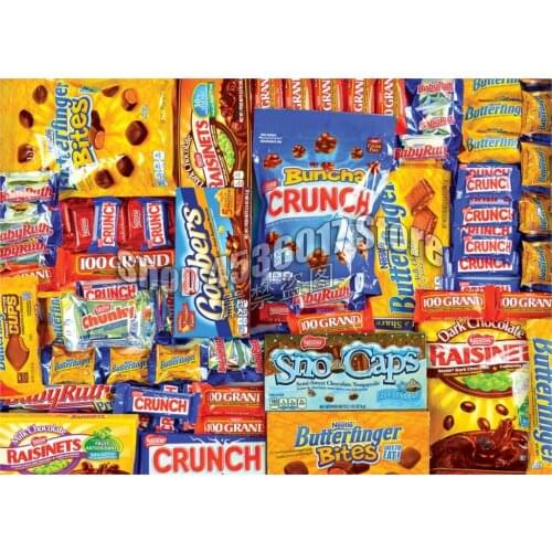 Full DIY 5D Diamond Painting Candy Collections & Collages Art Cross Stitch Diamond Embroidery Decoration Mosaic Home Decor Gifts