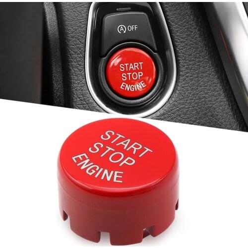 Car Engine Start Stop Button Red Color Replace Upgrade Car-Styling For BMW F30 F10 F34 F15 F25 F48 X1 X3 X4 X5 X6