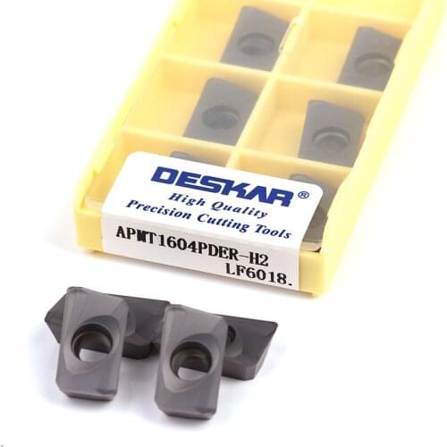 DESKAR100% original APMT1604PDER H2 APMT1604PDER M2 APMT1604PDER XM APMT1605PEER XM LF6018 stainless steel milling blade