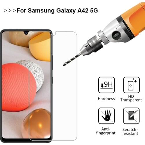 For Glass Samsung Galaxy A42 5G Tempered Glass For Galaxy A42 SM-A426B Screen Protector For Samsung A42 A 42 Pelicula de vidro