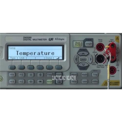 DM3068 6 1/2 Digits Multimeter Bench Top Digital Multimeter High Precision Desktop LCD Display Digital Multimeter 100-230V 30W