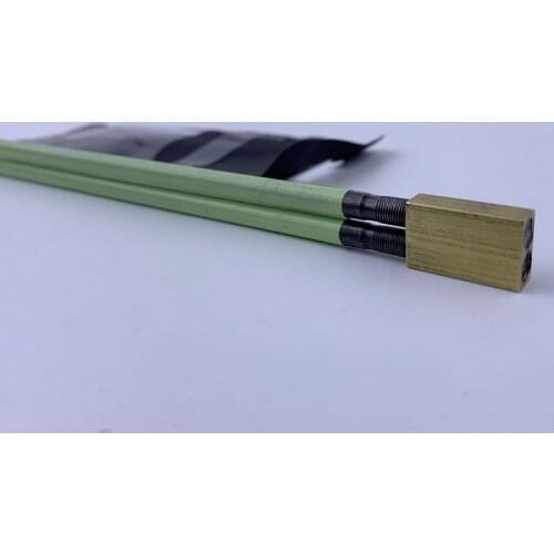 Two Way Dual Copper Head Acting Truss Rod - High Grade Steel Adjusting Rod Head Trussrod Acting for Electric Guitars Bass 440mm