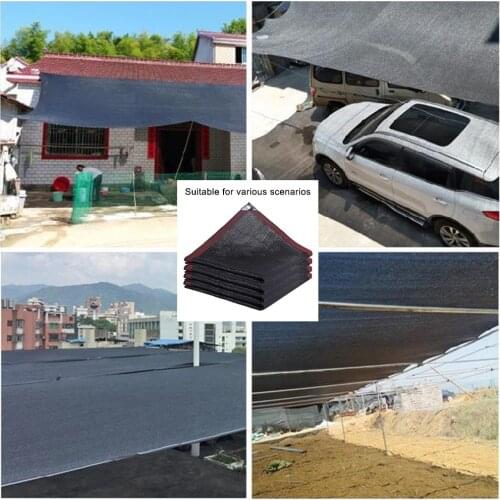 Pergola Cover Canopy Shade Fabric Sun Shade Cloth Waterproof Garden Netting Mesh with Grommets