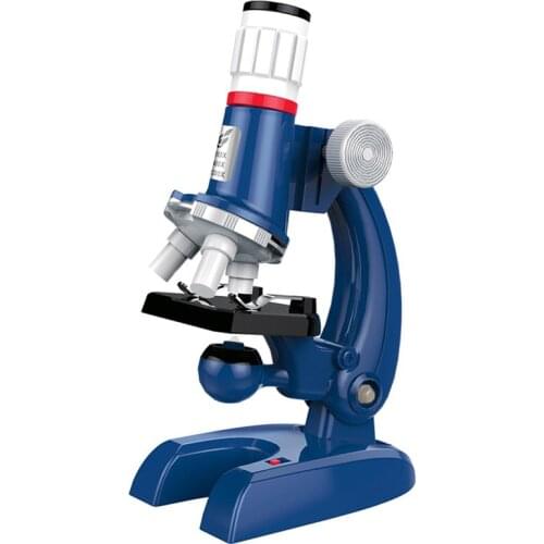 Microscope Kit Lab Led 1200X Homeschool Science Educational Toy Gift Refined Biological Microscope For Kids Child