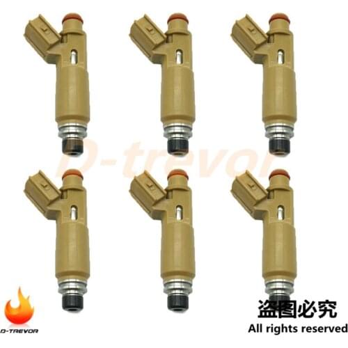 Set of 6 Fuel Injectors 23250-22020 23209-22020 For Toyota Corolla Avensis Celica Rav4 1.8LTR