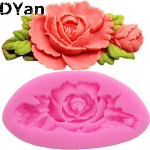 New Carnation Fondant Silicone Mould Chocolate Mould DIY Cake Baking Decorating Mould A1641