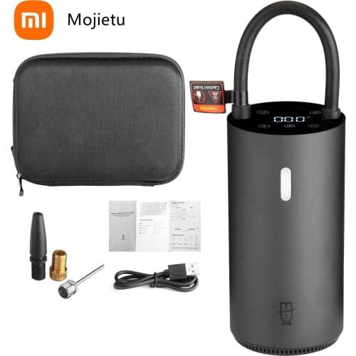 2020 NEW Roidmi Mojietu Portable Smart Digital Tire Pressure Detection Electric Inflator Pump for Bike Motorcycle Car Football