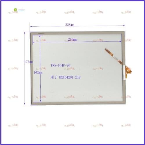 ZhiYuSun NEW 228mm*175mm 10.4inch 5 line touch screen panel TR4-104F-76 228*175 Sensor glass Industrial application