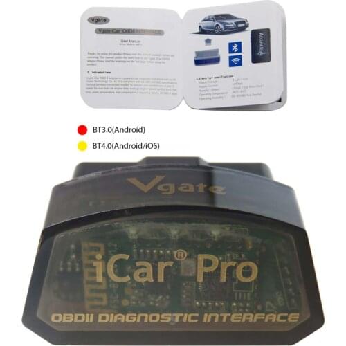 Original Vgate iCar2 elm327 Bluetooth OBD2 Diagnostic Tools iCar3 iCar Pro ELM 327 OBD 2 Car Diagnostic Scanner For Android/iOS