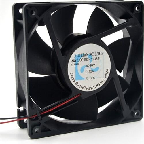 Original FOR RUILAN SCIENCE 12038 12CM RDH1238S 48V 0.35A inverter cooling fan