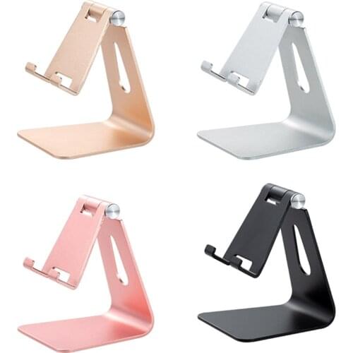 Phone Holder Stand for iPhone 11 Xiaomi mi 9 Metal Phone Holder Foldable Mobile Phone Stand Desk For iPhone 7 8 X XS