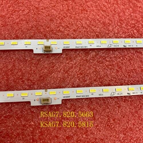 2pcs/set LED Backlight strip For Hisense RSAG7.820.5663 RSAG7.820.5815 HE500HF-B57 LT-1134017-A HE500HU-B51 B54