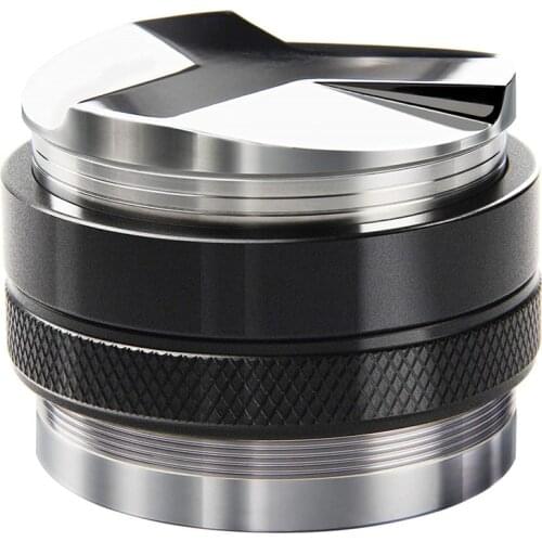 51/53/54/58mm Coffee Distributor & Tamper, Dual Head Coffee Leveler Fits for Breville Delonghi Portafilter, Adjustable Espresso