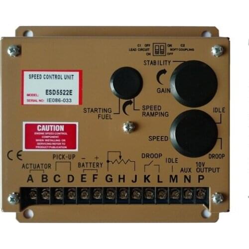 Diesel generator speed controller ESD5522E governor